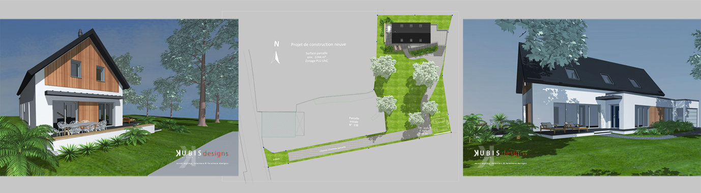 Project D & C - new residential building for a young family - Fouesnant