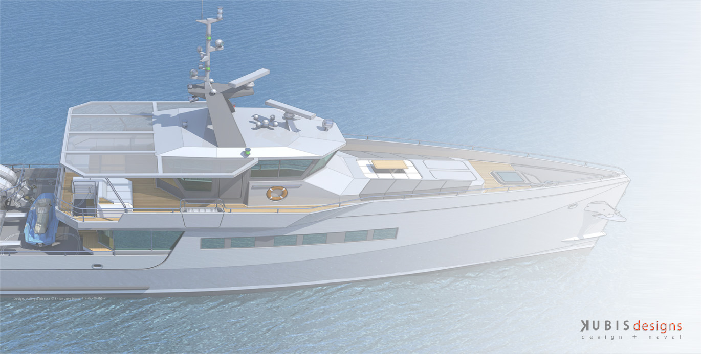 117' M/y conversion project - Decks arrang. & external styling by (…)
